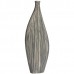 Modern Stone Style Flat Broad Asymmetrical Vase